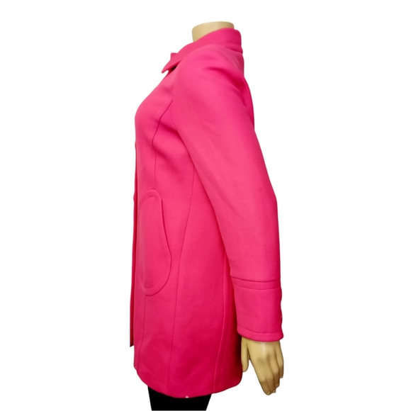 INC Petite Pink Pea Coat S - Picture 4 of 11